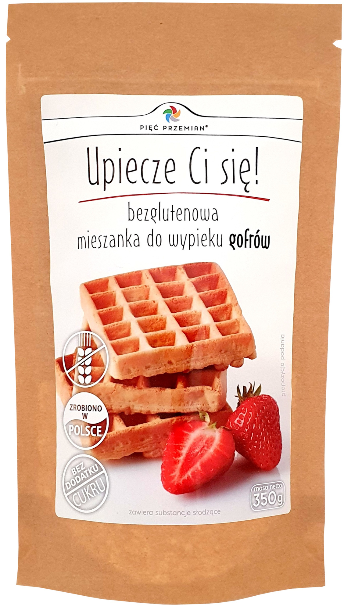 Mieszanka na gofry Bezglutenowa 350 g Pięć Przemian Upiecze Ci się