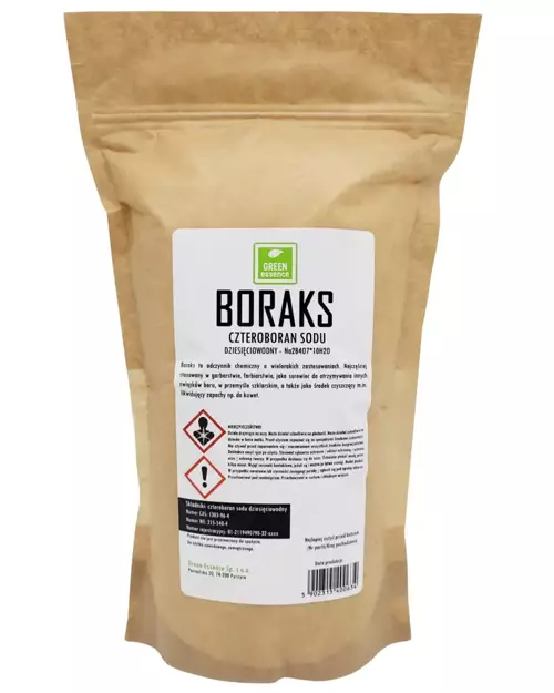 Boraks Borax 5 kg - czteroboran sodu - dziesięciowodny do ogrodu 5x 1kg - ZESTAW