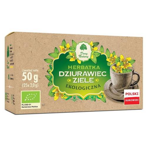 Dziurawiec ziele, herbata ekologiczna 50 g - Dary Natury