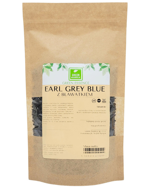 Herbata Earl Grey Blue z bławatkiem 50 g - bławatek