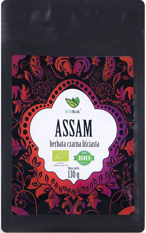 Herbata czarna liściasta Assam Bio 130 g EcoBlik