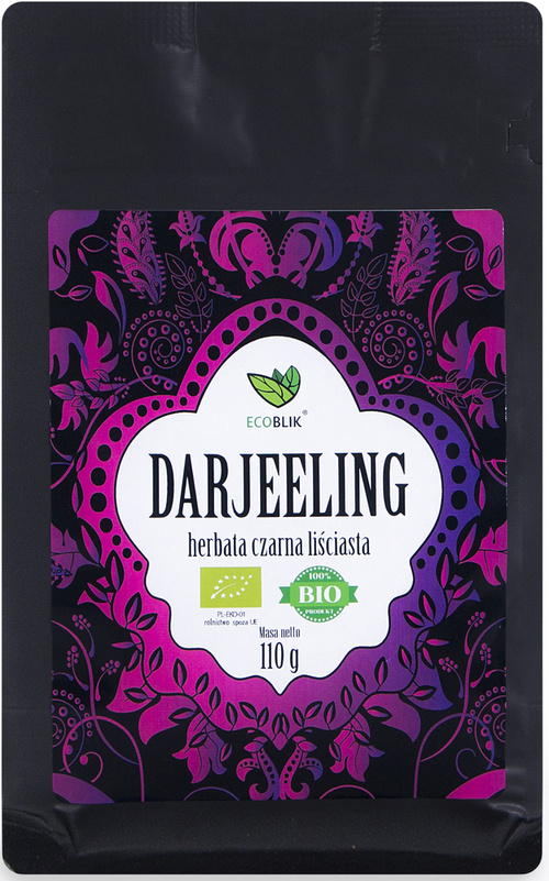 Herbata czarna liściasta Darjeeling Bio 110 g EcoBlik