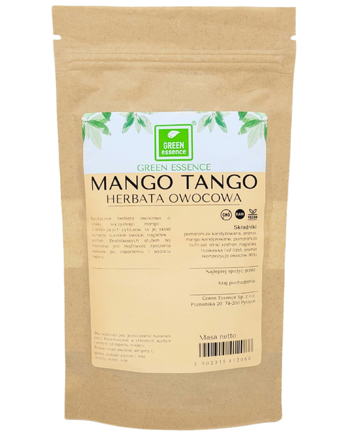 Herbata owocowa Mango Tango 100 g egzotyczna rozkosz smaku