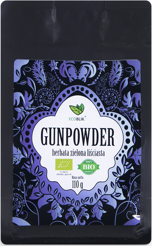 Herbata zielona liściasta Gunpowder Bio 110 g EcoBlik