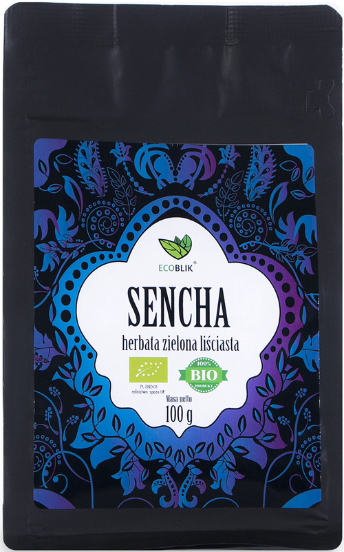 Herbata zielona liściasta Sencha Bio 100 g EcoBlik
