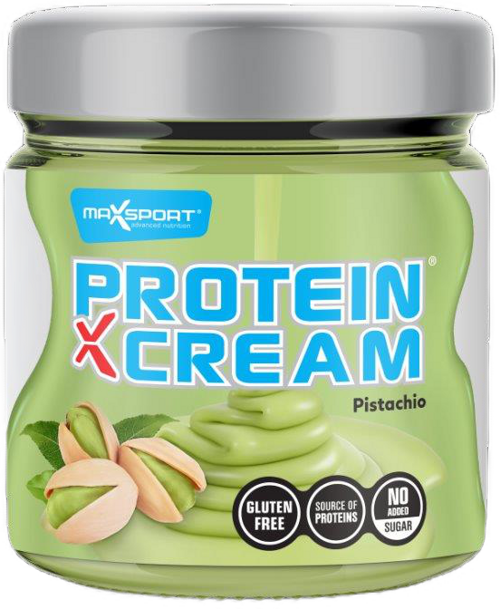 Krem pistacjowy proteinowy Bez Cukru 200 g MaxSport Protein X-Cream Pistachio