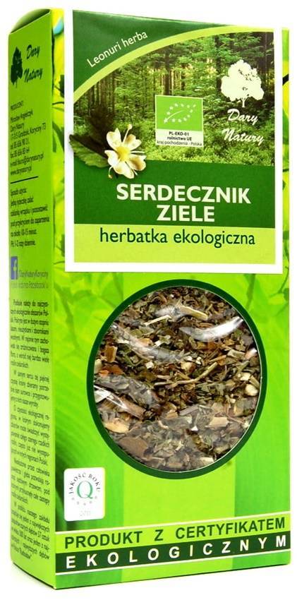 Serdecznik ziele - herbatka Ekologiczna 50 g - Dary Natury