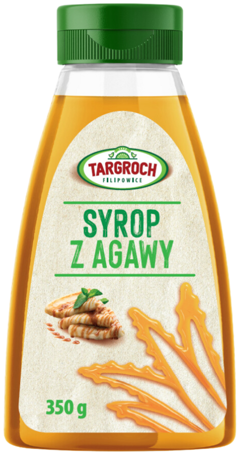 Syrop z agawy butelka 350 g Targroch - naturalny słodzik polewa