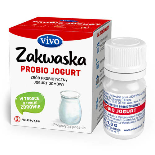 Żywe kultury bakterii Probio Jogurt 2 g (2 fiolki x 1 g) Zakwaska Vivo