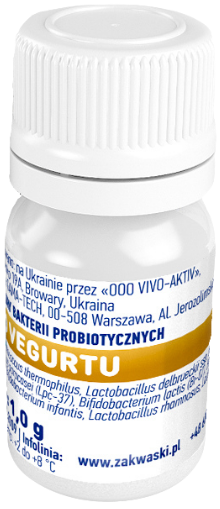Żywe kultury bakterii dla Wegan i Wegetarian 2 g (2 fiolki) Zakwaska do Vegurtu - Vivo 