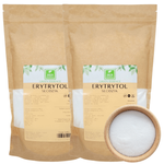 Erytrytol erytrol 2 kg zdrowy słodzik dla diabetyków i cukrzyków ZESTAW