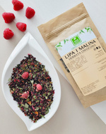 Herbata owocowa Lipa i Malina 100 g - hibiskus róża aronia Super Odporność