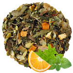 Herbata zielona ziołowa Uśmiechnij się 100 g - melisa werbena chmiel żeńszeń ginkgo biloba
