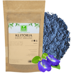 Klitoria Ternateńska mielona proszek - herbata niebieska - Butterfly Pea Tea 25 g