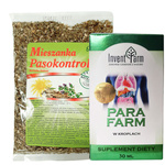 Mieszanka Pasokontrol herbatka ziołowa 100 g + Para Farm płyn 30 ml Invent Farm - suplement diety