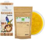 Napój roślinny Macadamia Barista 1 L + przyprawa Golden Latte 100 g Złote Mleko roślinne
