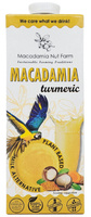 Napój roślinny Macadamia Nut Farm Milk Turmeric 8x 1 L mleko roślinne bez cukru Kurkuma i Cynamon