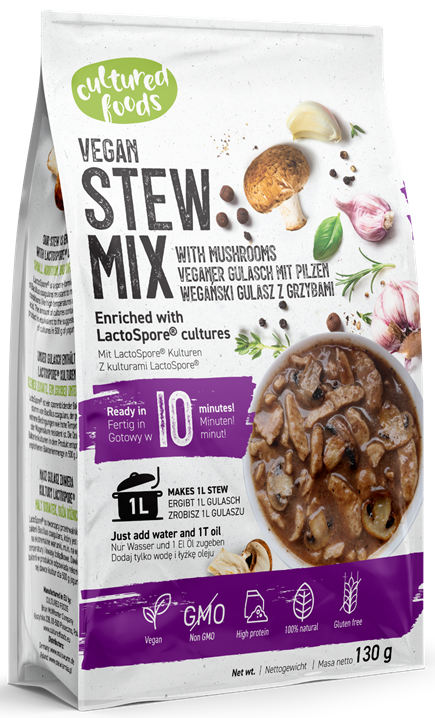 Gulasz wegański z grzybami mieszanka 130 g Cultured Foods Vegan Stew Mix
