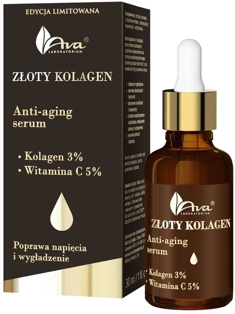 Serum anti-aging Złoty Kolagen 30 ml Ava Laboratorium