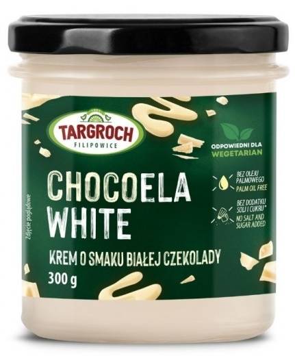 Krem o smaku Białej Czekolady - ChocoEla White 300 g - Targroch