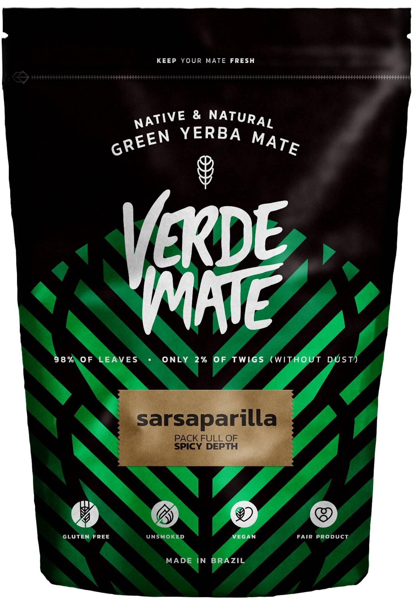 Yerba Verde Mate Green Sarsaparilla 500 g - trawa cytrynowa nagietek mięta