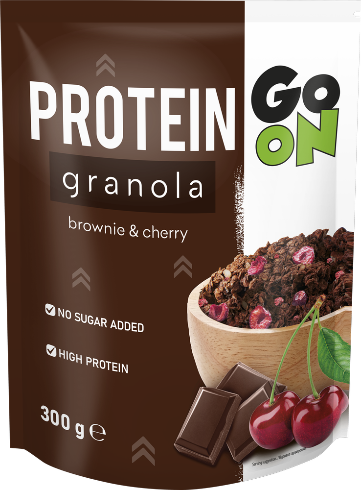 Granola proteinowa Brownie Wiśnia 300 g Go On Sante