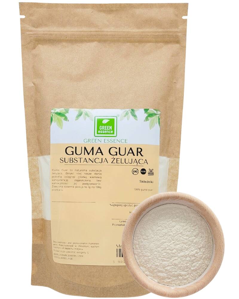 Guma guar 1 kg - substancja żelująca i naturalny zagęstnik