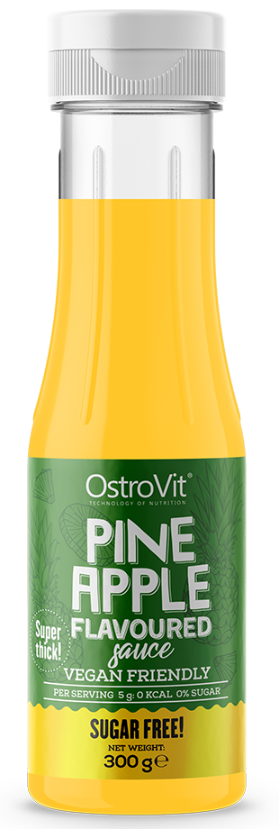 Sos ananasowy Bez Cukru Vege 300 g OstroVit Pineapple Flavoured Sauce