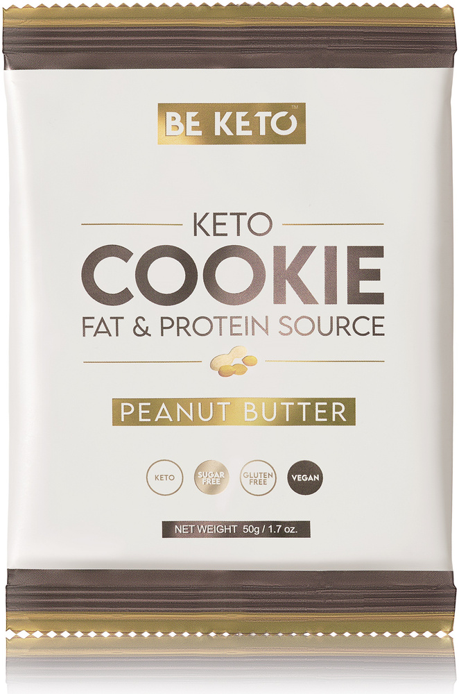 Ciastko Keto Cookie Peanut Butter masło orzechowe Bez Cukru 50 g BeKeto