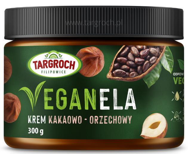 Krem kakaowo - orzechowy - VeganEla 300 g - Targroch