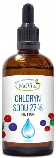 Chloryn sodu NaClO2 25% roztwór 100 ml - NatVita