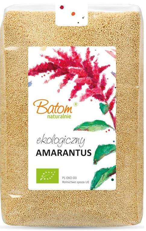 Amarantus ziarno nasiona Ekologiczny Bio 1 kg - Batom