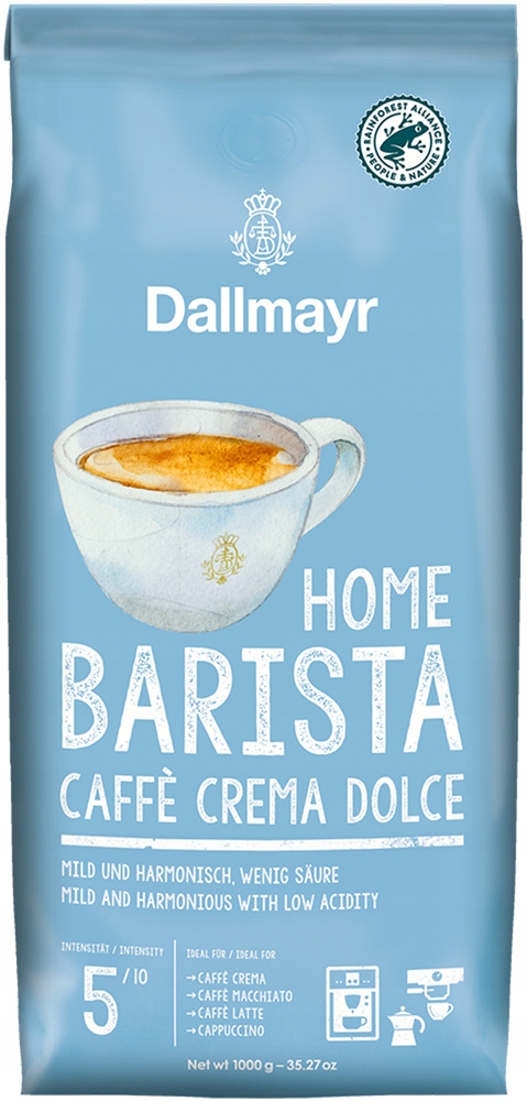 Dallmayr Home Barista Caffe Crema Dolce 1 kg - kawa ziarnista