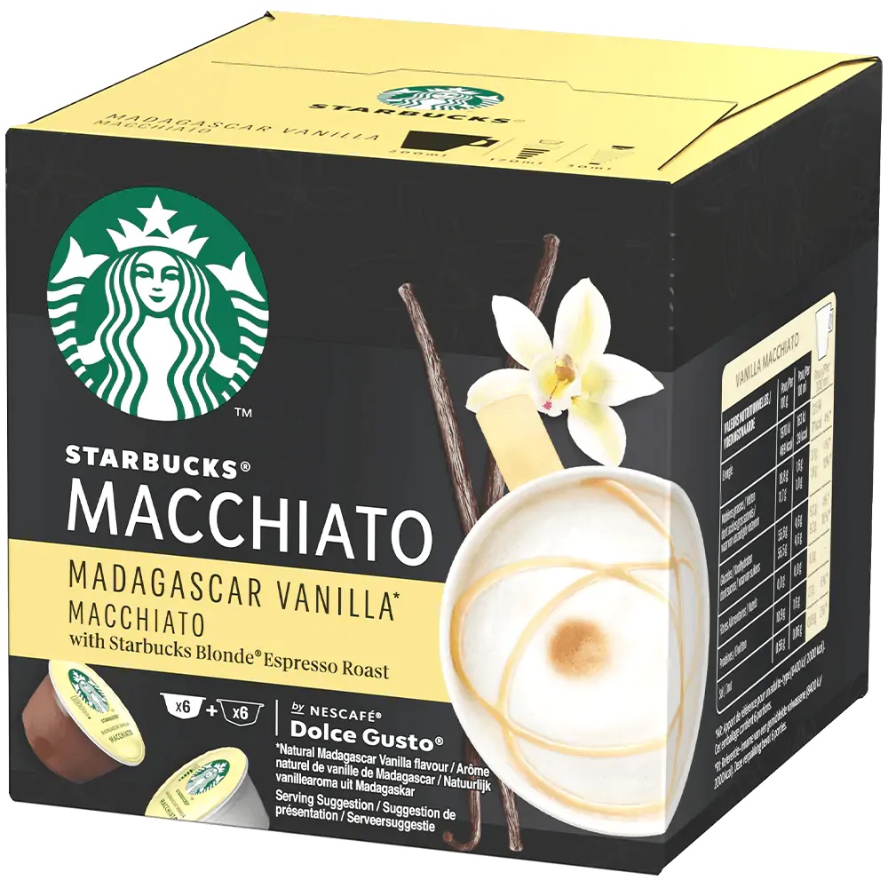 Nescafe Dolce Gusto Starbucks Vanilla Macchiato 12 kapsułek - kawa w kapsułkach
