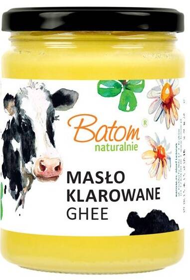 Masło klarowane Ghee 500 ml Batom - naturalny tłuszcz KETO