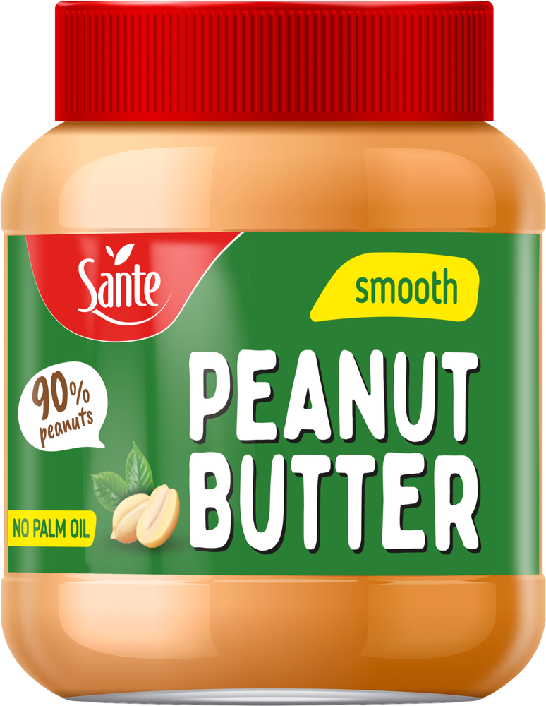 Masło Orzechowe Peanut Butter Smooth 350 g - Sante