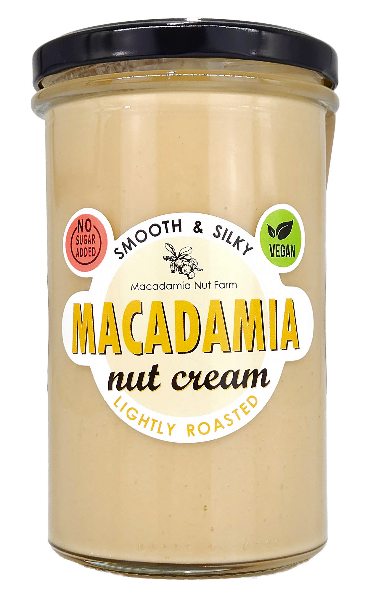 Pasta z orzechów makadamia lekko palona Smooth 500 g Macadamia Nut Farm KETO Słodka