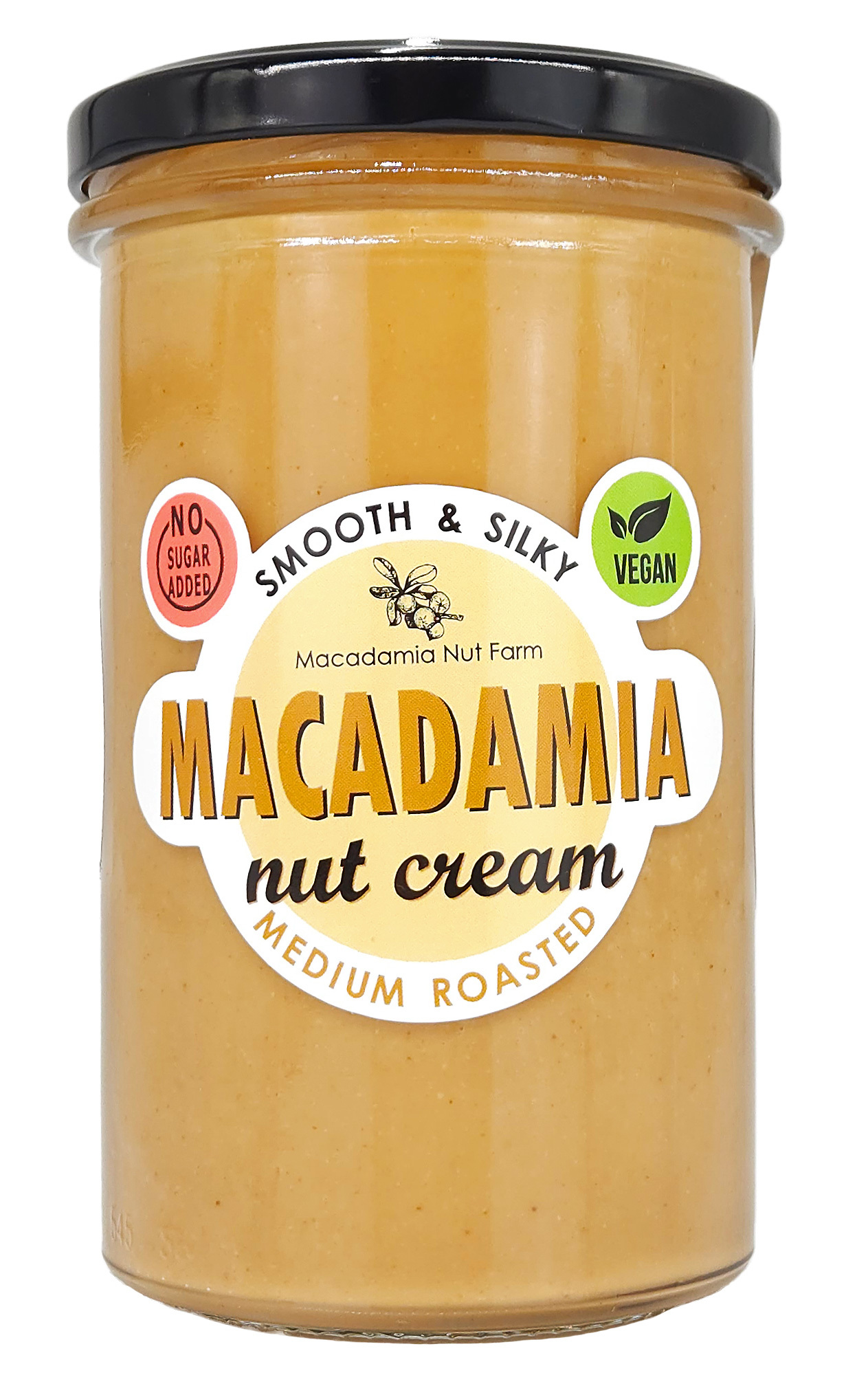 Pasta z orzechów makadamia średnio palona Smooth 450 g Macadamia Nut Farm Medium Roasted KETO