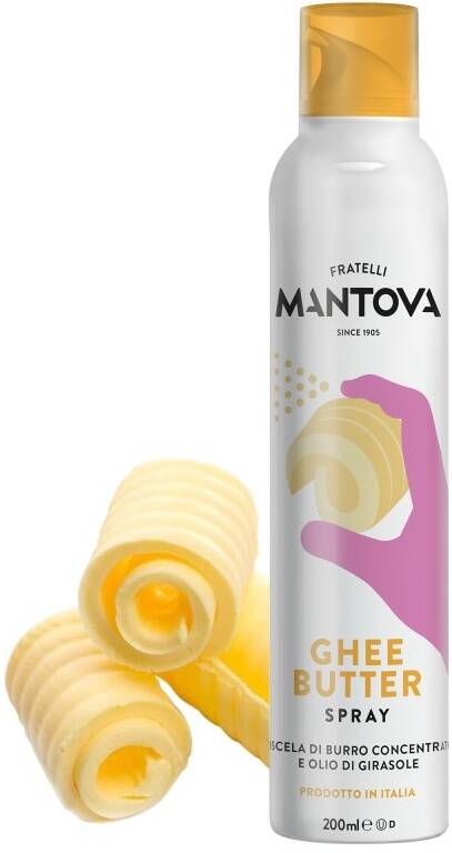 Olej słonecznikowy z masłem Ghee Spray 200 ml Fratelli Mantova