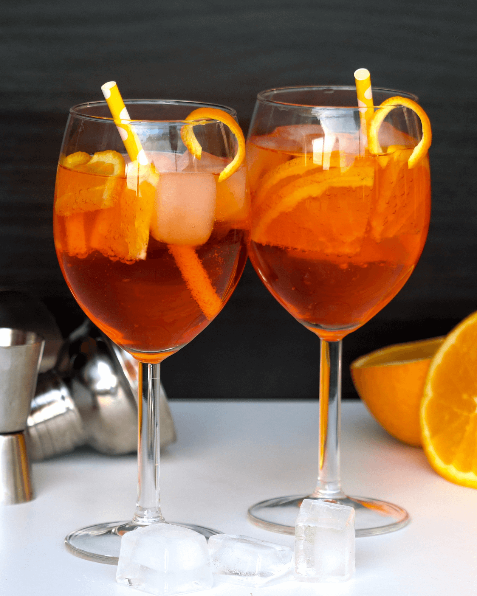 aperol zero, aperol bez alkoholu, mocktail, pomarańcze