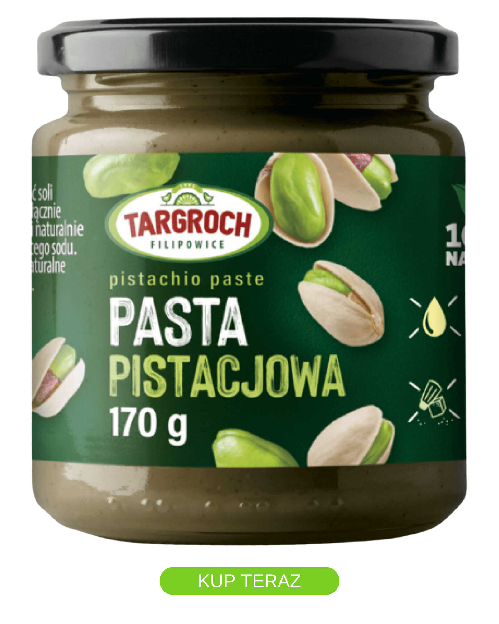 pistacje, czekolada dubajska, pasta pistacjowa