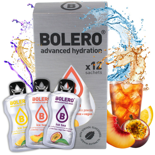 Bolero Drink Ice Tea Mix smaków 12x 3 g Zestaw herbat mrożonych