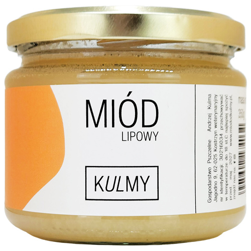 Miód lipowy - naturalny świeży 350 g - Miód od Kulmy