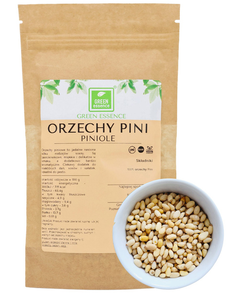 Orzeszki piniowe piniole 100 g orzechy pinii do pesto