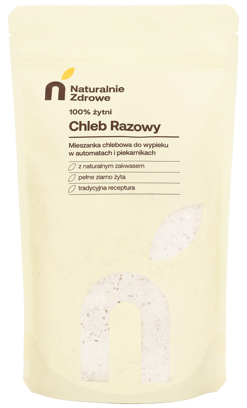 Mieszanka chlebowa Chleb żytni razowy 500 g Naturalnie Zdrowe