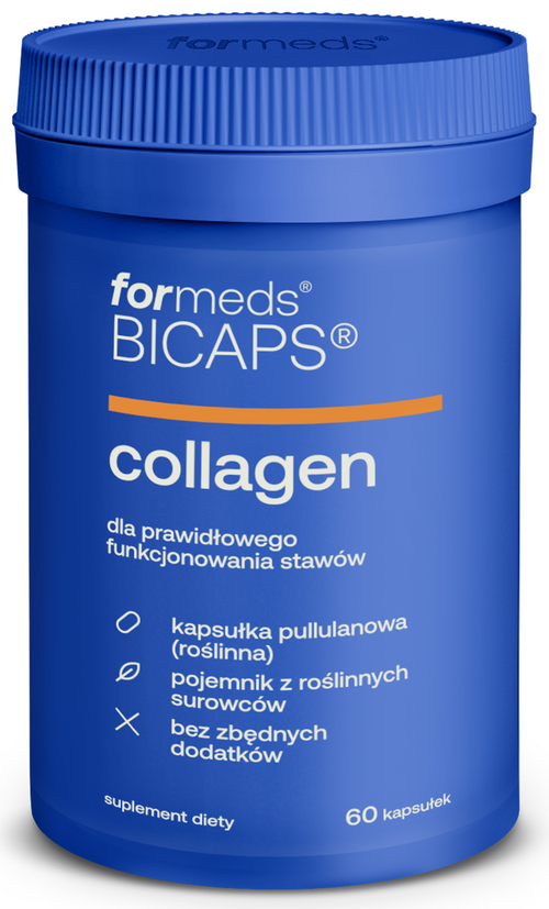 Kolagen typu II + L-Prolina 60 kaps. Formeds BICAPS Collagen - suplement diety