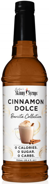 Syrop bez cukru Ciasto cynamonowe 750 ml Skinny Syrups Barista Cinnamon Dolce