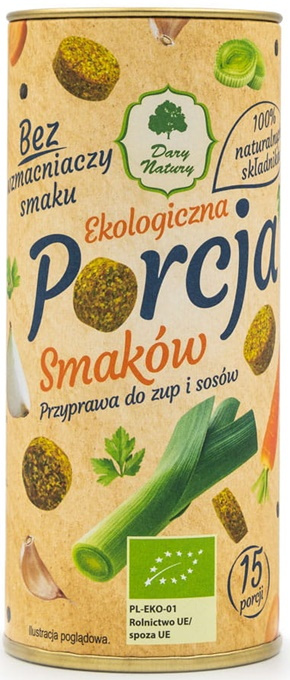 Przyprawa do zup i sosów Kostki bulionowe - Porcja smaków 120 g - Dary Natury