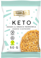 Keto ciastko miękkie kokos i orzech nerkowca 50 g - Frank&Oli