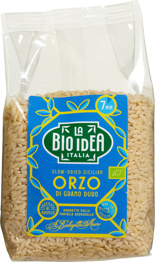 Makaron semolinowy - orzo ryż Ekologiczny 400 g - La Bio Idea